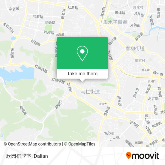 欣园棋牌室 map