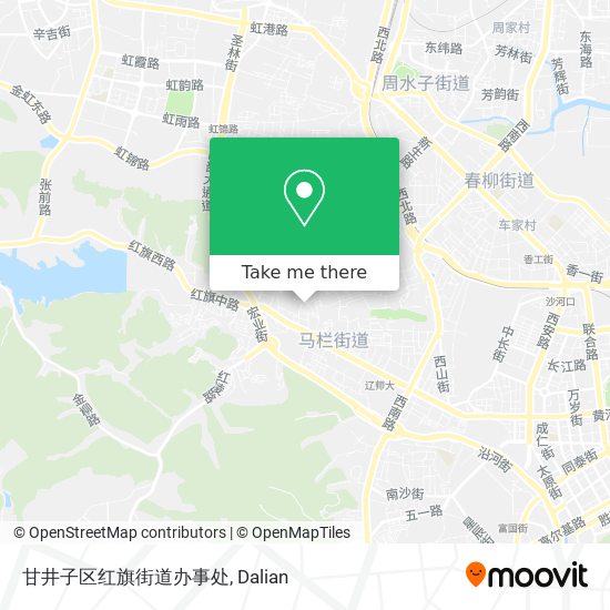 甘井子区红旗街道办事处 map