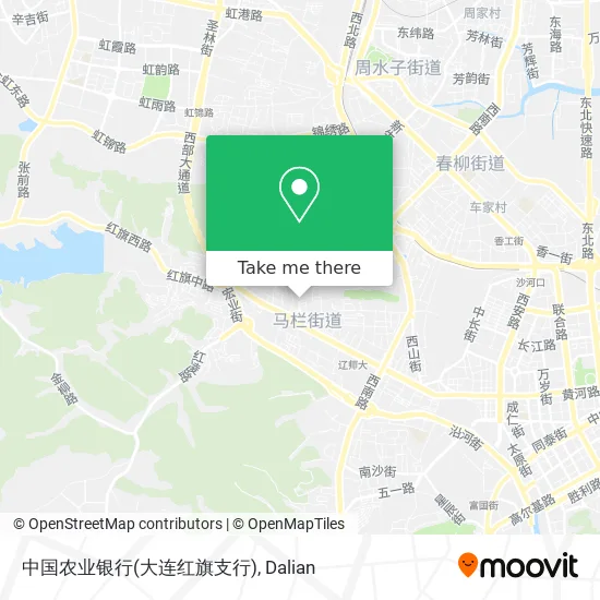 中国农业银行(大连红旗支行) map