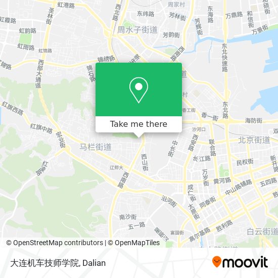 大连机车技师学院 map