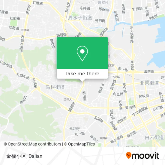 金福小区 map