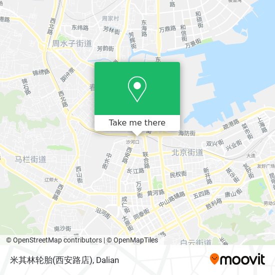 米其林轮胎(西安路店) map