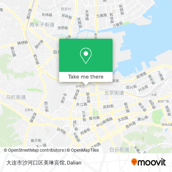 大连市沙河口区美琳宾馆 map