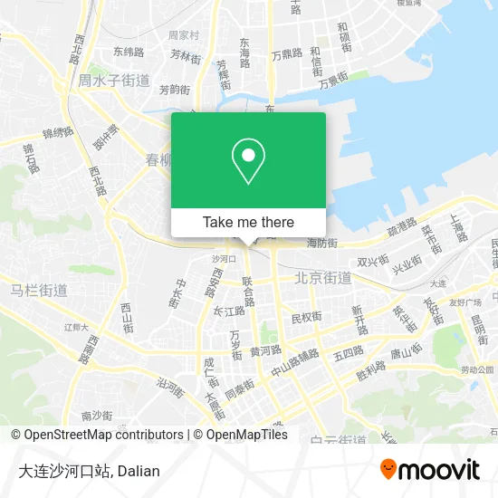 大连沙河口站 map