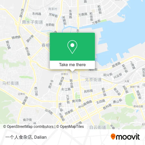 一个人食杂店 map