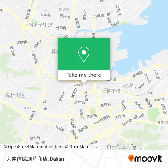 大连信诚烟草商店 map