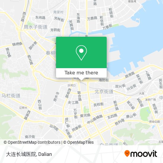 大连长城医院 map