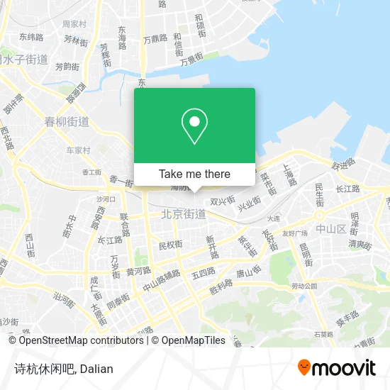 诗杭休闲吧 map