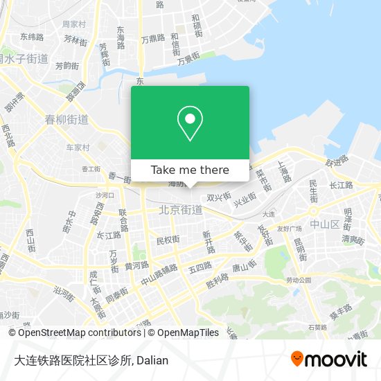 大连铁路医院社区诊所 map