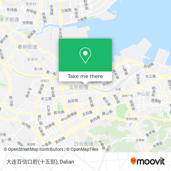 大连百信口腔(十五部) map