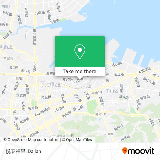 悦泰福里 map