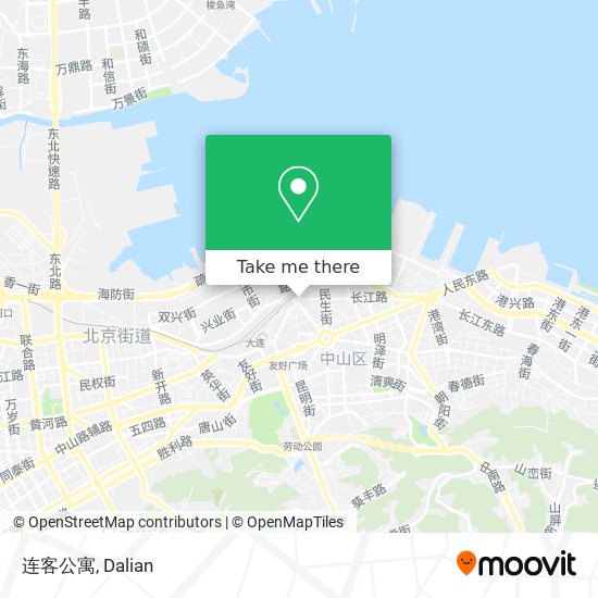 连客公寓 map