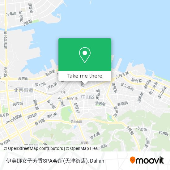 伊美娜女子芳香SPA会所(天津街店) map