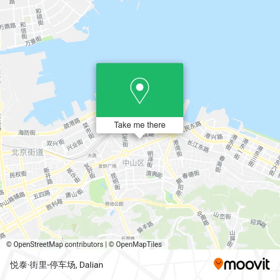 悦泰·街里-停车场 map