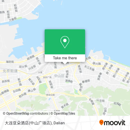 大连亚朵酒店(中山广场店) map