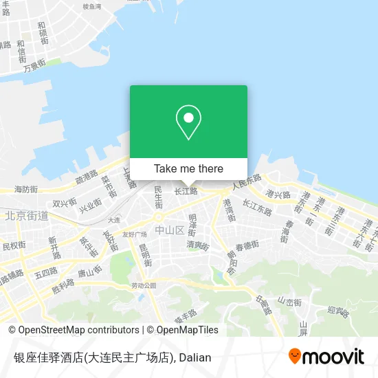银座佳驿酒店(大连民主广场店) map