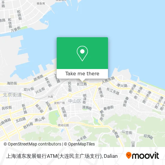 上海浦东发展银行ATM(大连民主广场支行) map