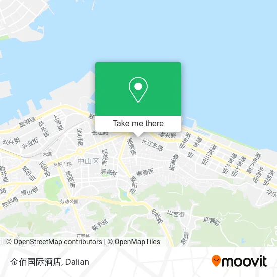 金佰国际酒店 map