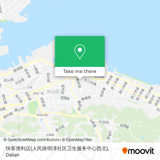 快客便利店(人民路明泽社区卫生服务中心西北) map