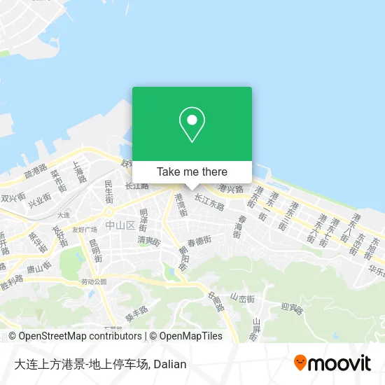 大连上方港景-地上停车场 map