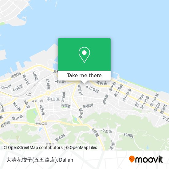 大清花饺子(五五路店) map