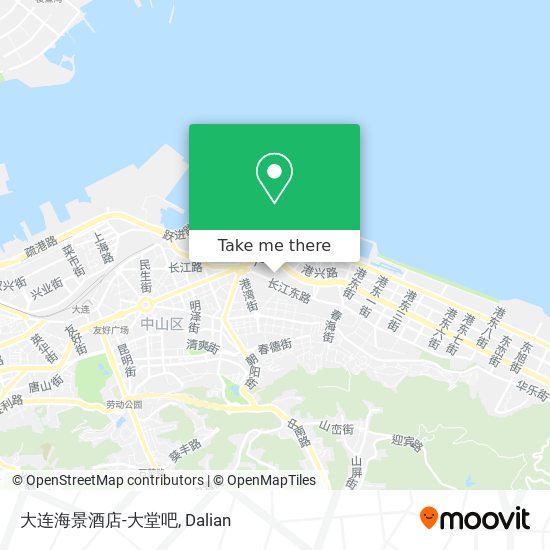 大连海景酒店-大堂吧 map