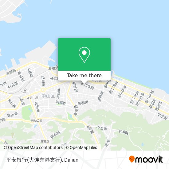平安银行(大连东港支行) map