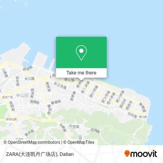 ZARA(大连凯丹广场店) map