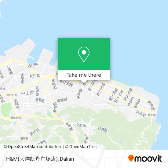 H&M(大连凯丹广场店) map