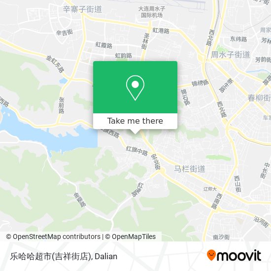 乐哈哈超市(吉祥街店) map