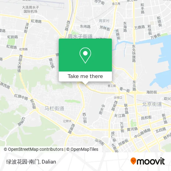 绿波花园-南门 map