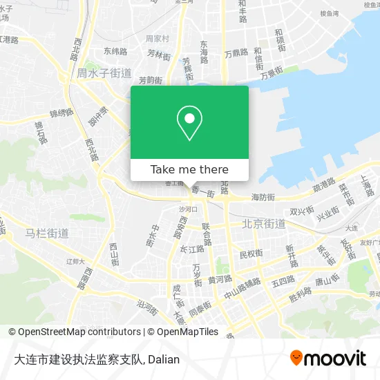 大连市建设执法监察支队 map