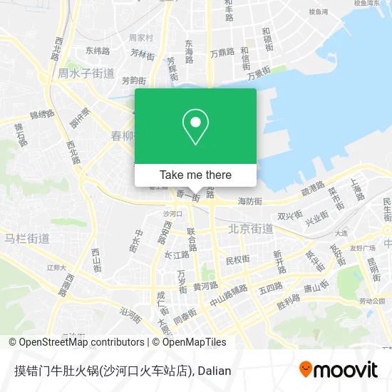 摸错门牛肚火锅(沙河口火车站店) map
