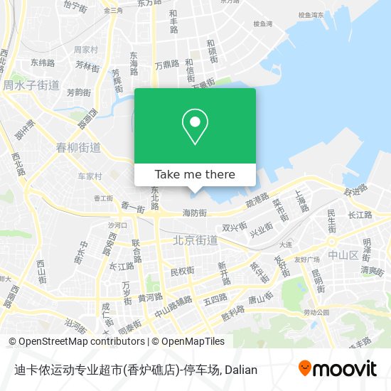 迪卡侬运动专业超市(香炉礁店)-停车场 map