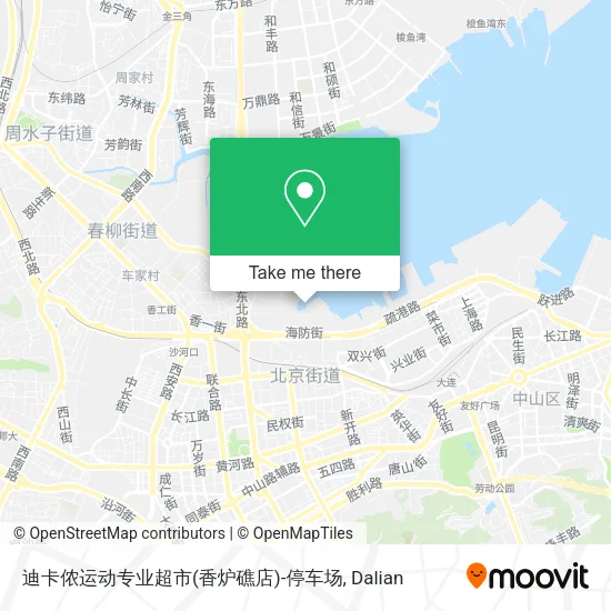 迪卡侬运动专业超市(香炉礁店)-停车场 map
