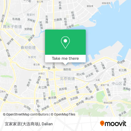 宜家家居(大连商场) map