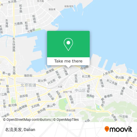 名流美发 map