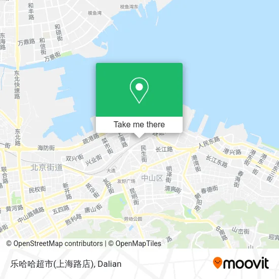 乐哈哈超市(上海路店) map