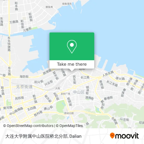 大连大学附属中山医院桥北分部 map