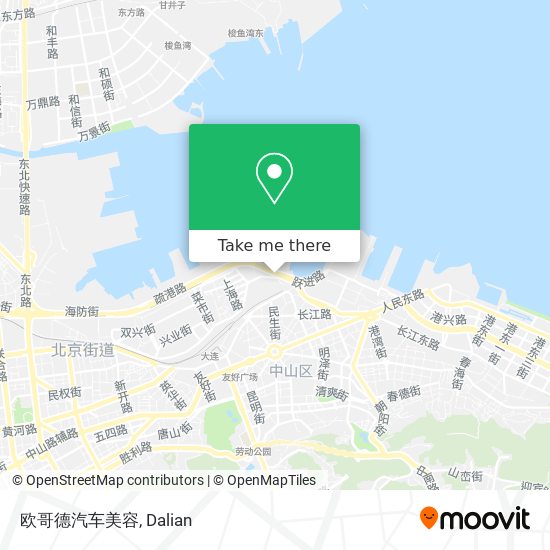 欧哥德汽车美容 map