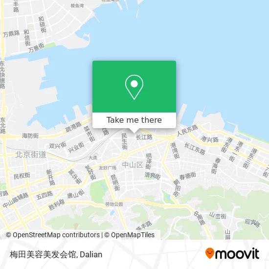 梅田美容美发会馆 map