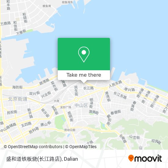 盛和道铁板烧(长江路店) map