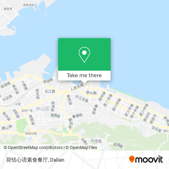 荷恬心语素食餐厅 map