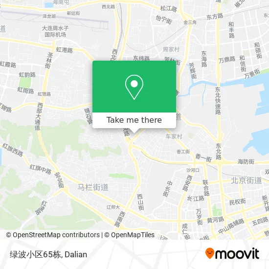 绿波小区65栋 map
