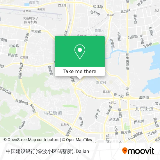 中国建设银行(绿波小区储蓄所) map