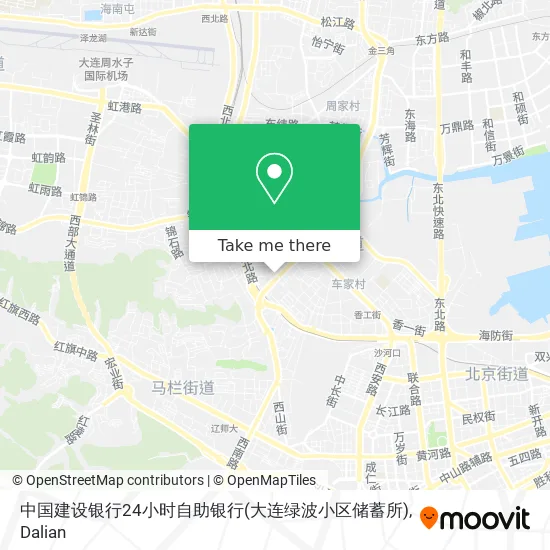 中国建设银行24小时自助银行(大连绿波小区储蓄所) map
