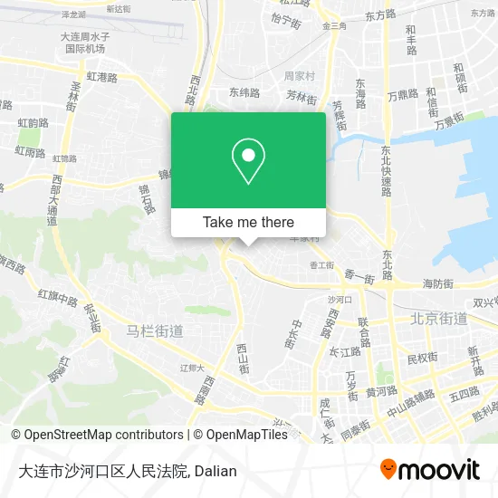 大连市沙河口区人民法院 map