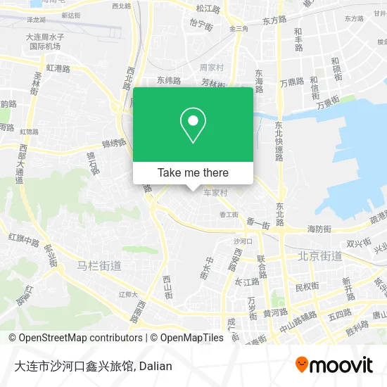 大连市沙河口鑫兴旅馆 map