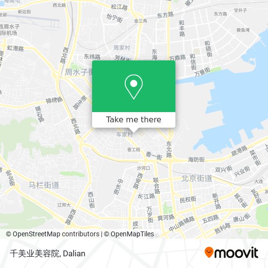千美业美容院 map