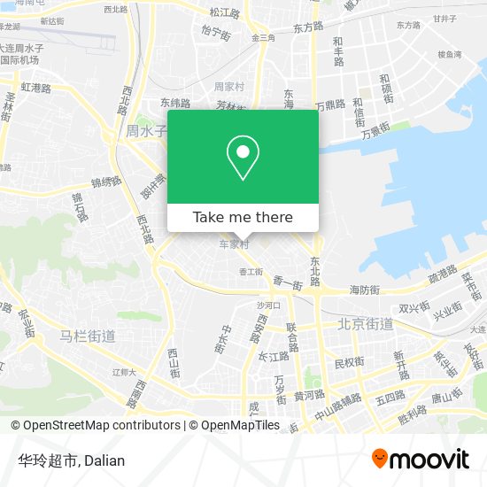 华玲超市 map